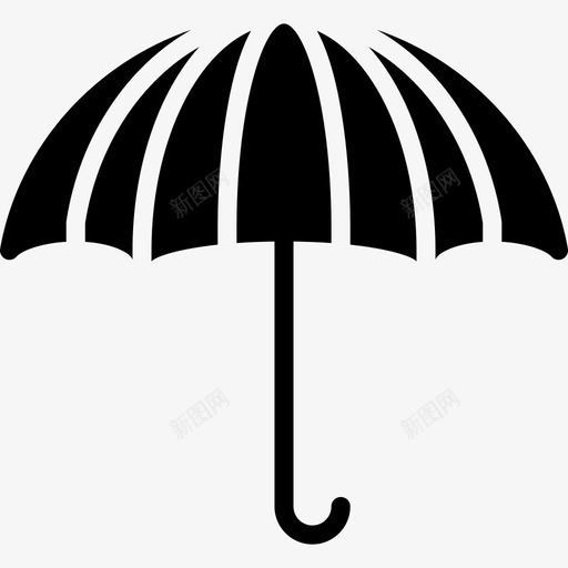 雨伞女配件3填充图标svg_新图网 https://ixintu.com 填充 女配件3 雨伞