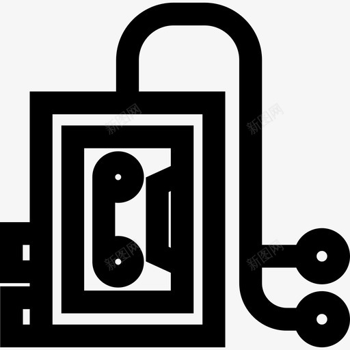随身听80年代7岁直系图标svg_新图网 https://ixintu.com 80年代7岁 直系 随身听