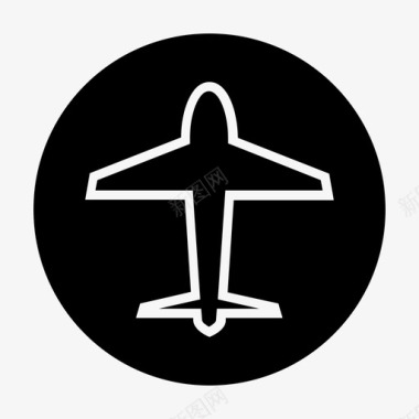 旅行机场航班图标图标