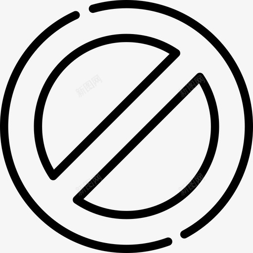 禁止电子和网络元素收集4线性图标svg_新图网 https://ixintu.com 电子和网络元素收集4 禁止 线性