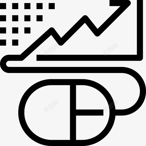 图表栏搜索引擎优化和在线营销13线性图标svg_新图网 https://ixintu.com 图表栏 搜索引擎优化和在线营销13 线性