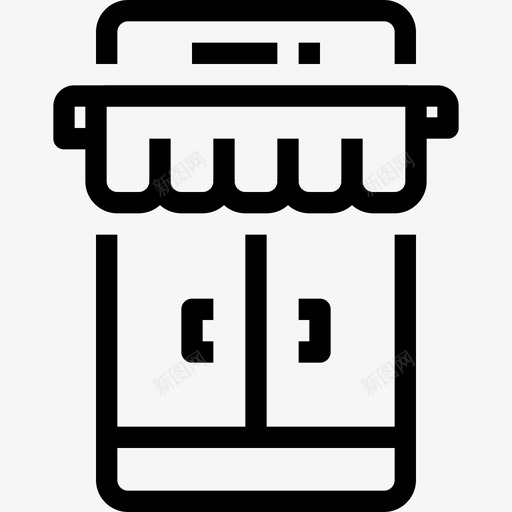 网上商店购物和电子商务5线性图标svg_新图网 https://ixintu.com 线性 网上商店 购物和电子商务5