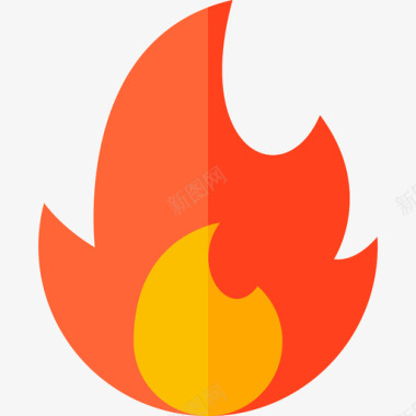 火自然38平坦图标图标