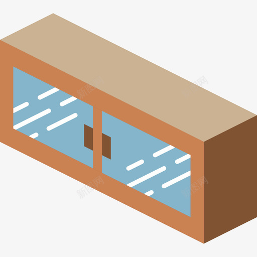 展台家具39扁平图标svg_新图网 https://ixintu.com 家具39 展台 扁平