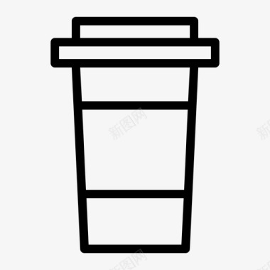 外卖咖啡饮料杯子图标图标