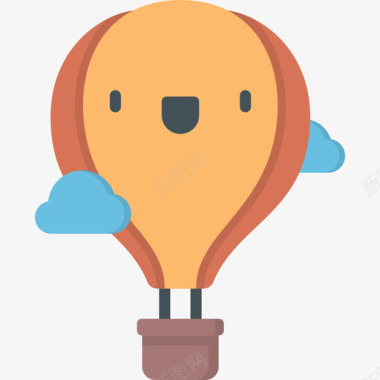 热气球旅行48平的图标图标