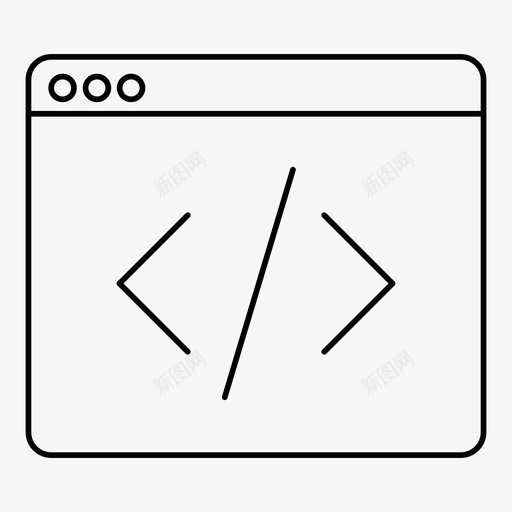 代码编码通信工作图标svg_新图网 https://ixintu.com html 代码 编码 编程 通信工作