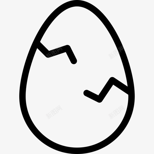 鸡蛋碎2直纹图标svg_新图网 https://ixintu.com 直纹 碎2 鸡蛋