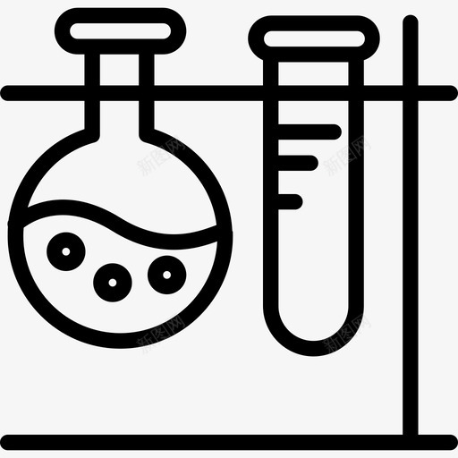 化学科学32线性图标svg_新图网 https://ixintu.com 化学 科学32 线性