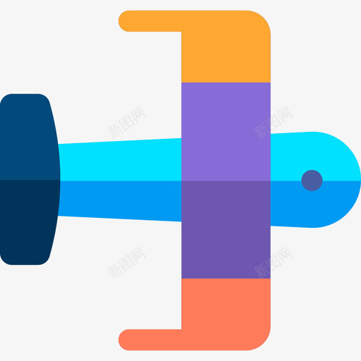 飞机航空5扁平图标svg_新图网 https://ixintu.com 扁平 航空5 飞机