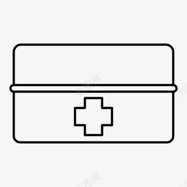 急救箱医生健康图标图标