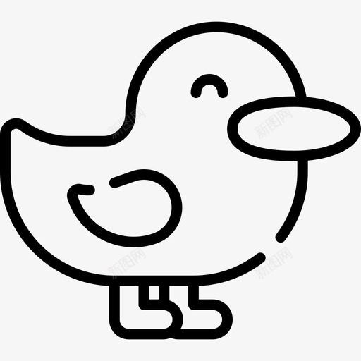 鸭33号弹簧直线型图标svg_新图网 https://ixintu.com 33号弹簧 直线型 鸭