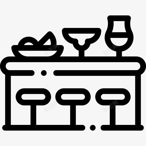 酒吧酒吧15直线图标svg_新图网 https://ixintu.com 直线 酒吧 酒吧15