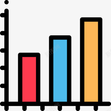 条形图银行业16线性颜色图标图标