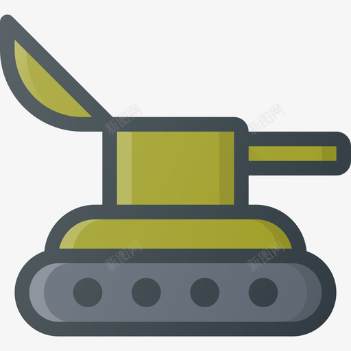 坦克玩具21线颜色图标svg_新图网 https://ixintu.com 坦克 玩具21 线颜色