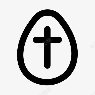 十字架天主教基督教图标图标
