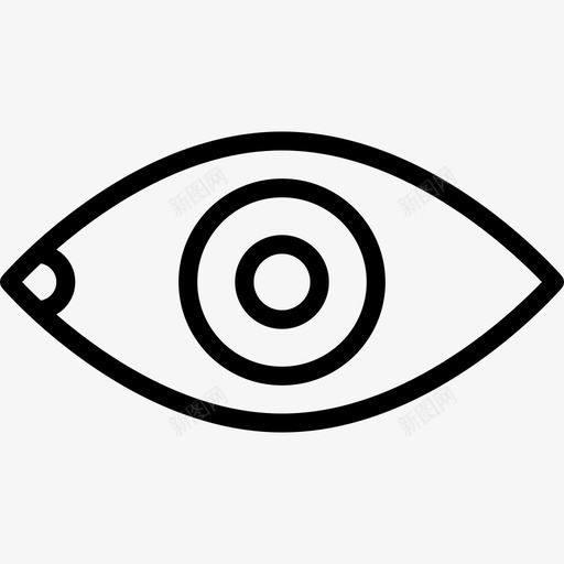 眼睛保健4线性图标svg_新图网 https://ixintu.com 保健4 眼睛 线性