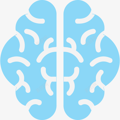 大脑科学和技术4平图标svg_新图网 https://ixintu.com 大脑 平 科学和技术4