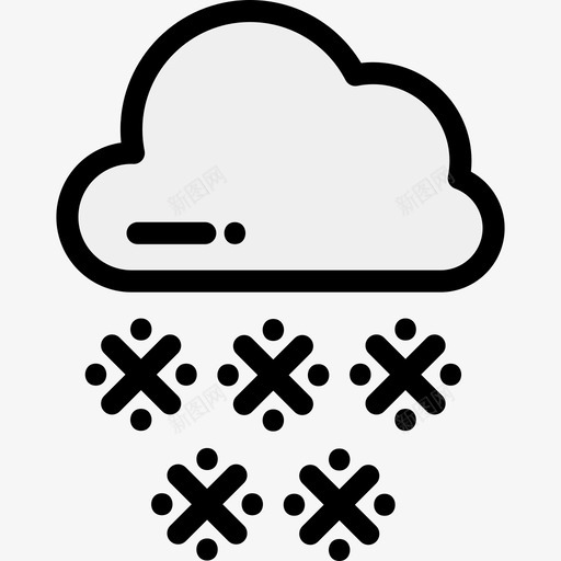下雪冬季运动11线性颜色图标svg_新图网 https://ixintu.com 下雪 冬季运动11 线性颜色