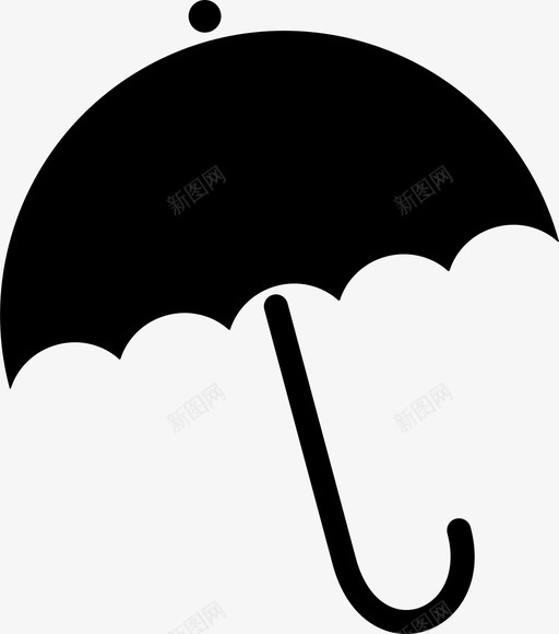 伞保护下雨图标svg_新图网 https://ixintu.com 下雨 伞 保护 天气 安全