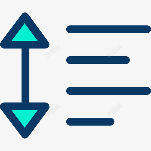 间距对齐和工具3线颜色图标svg_新图网 https://ixintu.com 对齐和工具3 线颜色 间距