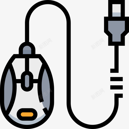 鼠标计算机技术3线颜色图标svg_新图网 https://ixintu.com 线颜色 计算机技术3 鼠标