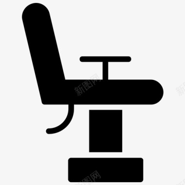 医疗椅医疗用品病人椅图标图标