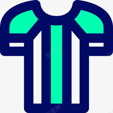 足球运动衫32号运动衫绿影图标图标