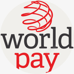 WorldPayWorldpay电子商务和支付方式徽标扁平图标高清图片