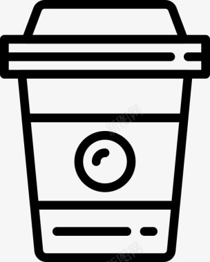 咖啡杯公司工作图标图标
