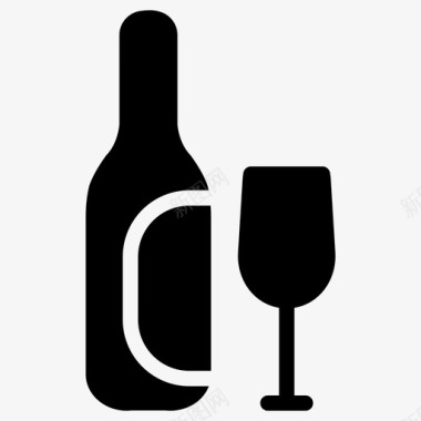 酒杯饮料聚会图标图标