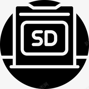 Sd卡essentials29填充图标图标