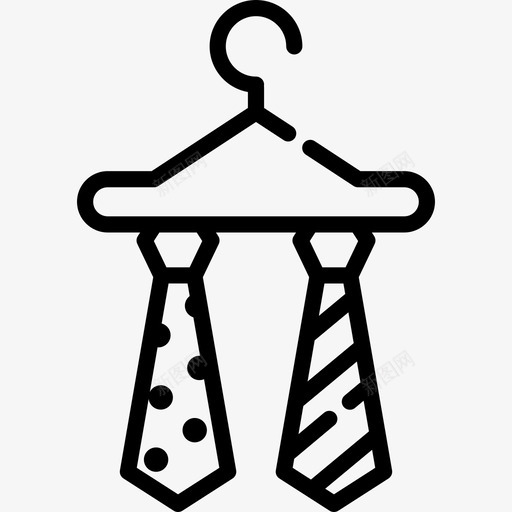 领带父亲节3直系图标svg_新图网 https://ixintu.com 父亲节3 直系 领带