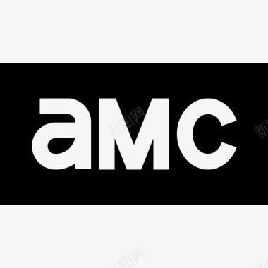 Amc电影和电视标识3填充图标图标