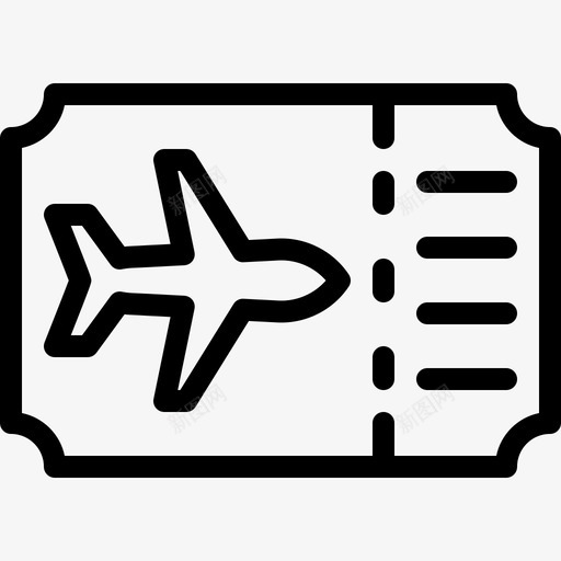 飞机35号机场直线型图标svg_新图网 https://ixintu.com 35号机场 直线型 飞机