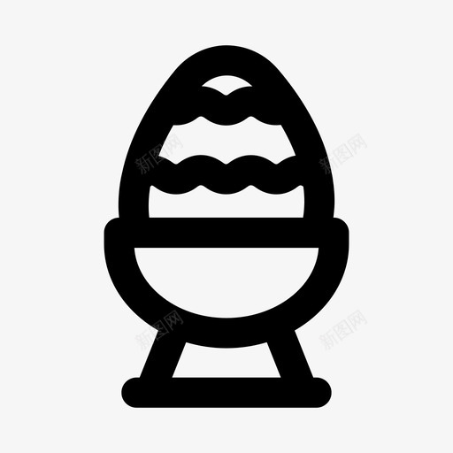 鸡蛋基督教复活节图标svg_新图网 https://ixintu.com 基督教 复活节 复活节图标 托盘 活动 鸡蛋