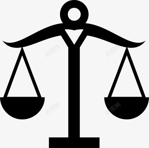 尺度平衡公正图标svg_新图网 https://ixintu.com 公正 尺度 平衡 法律 重量