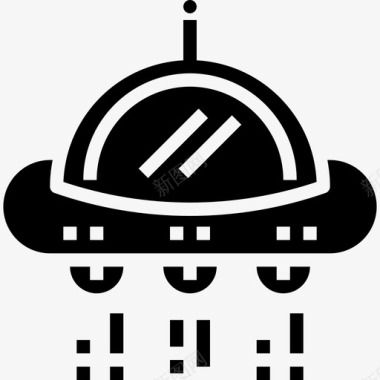 Ufo天文学5填充图标图标