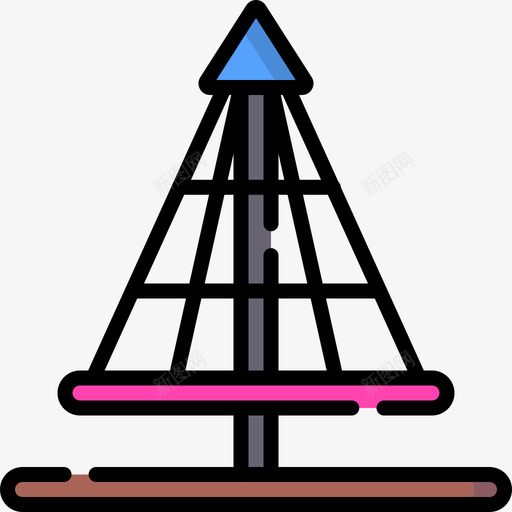 网游乐场25线颜色图标svg_新图网 https://ixintu.com 游乐场25 线颜色 网