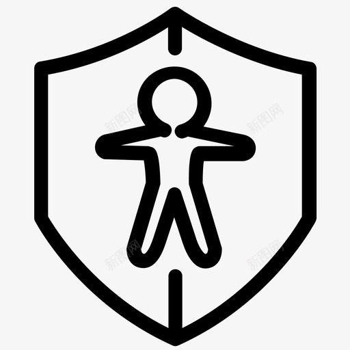 个人人保护图标svg_新图网 https://ixintu.com 一般数据保护法规大纲 个人 人 保护 屏蔽