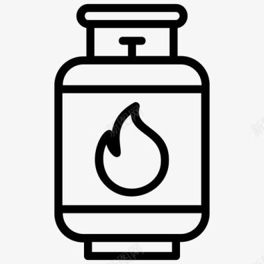 煤气瓶烹饪煤气烹饪煤气瓶图标图标