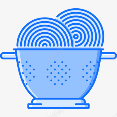 滤器厨房39蓝色图标图标