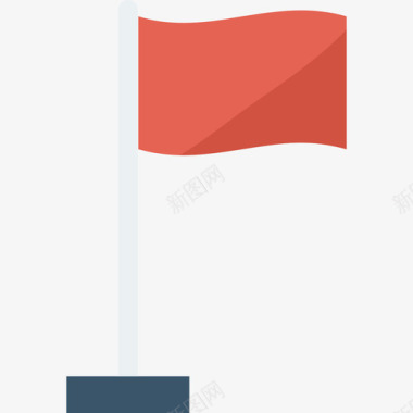 旗帜网页开发用户界面3平面图标图标