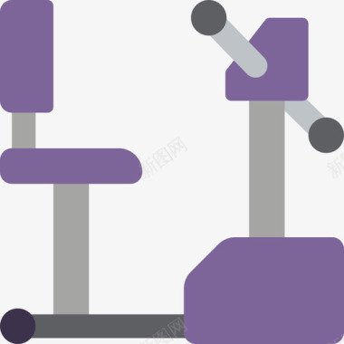 机械健身器材15平板图标图标