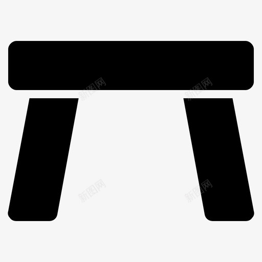 桌子家具家用图标svg_新图网 https://ixintu.com 室内 室内和家具雕刻 家具 家用 架子 桌子