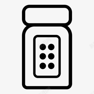 药瓶容器罐子图标图标