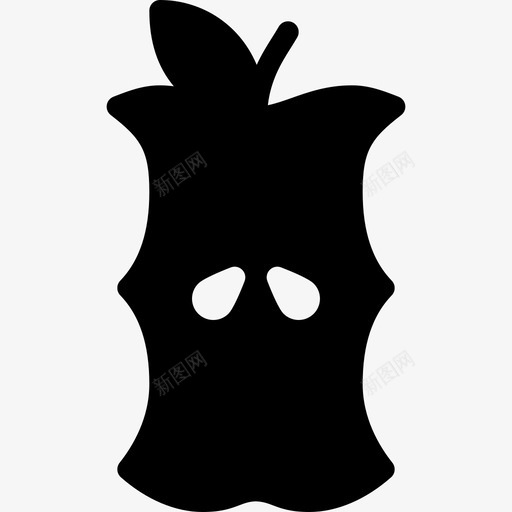 苹果碎3填充图标svg_新图网 https://ixintu.com 填充 碎3 苹果