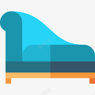 长椅家具16平图标图标