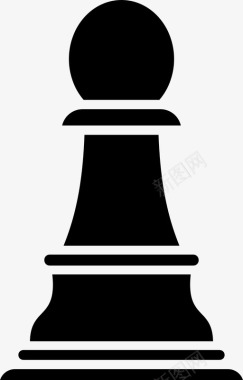 国际象棋象棋棋盘棋类图标图标