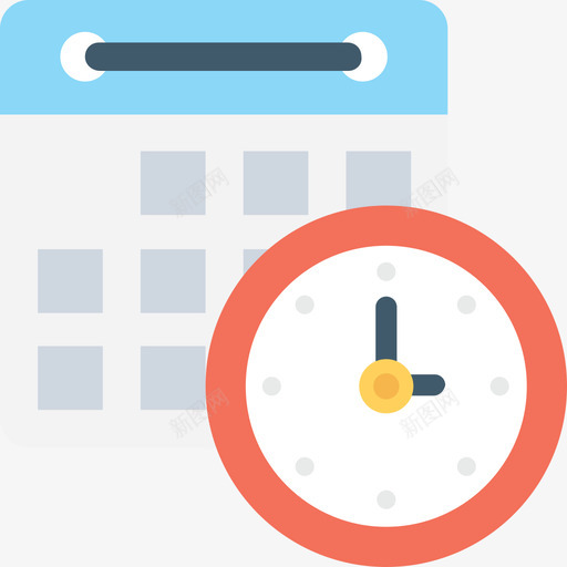 日历项目管理5平面图标svg_新图网 https://ixintu.com 平面 日历 项目管理5